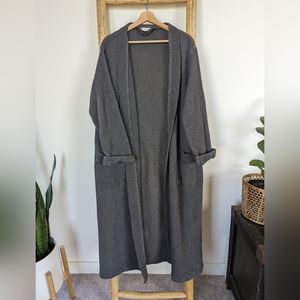 Coyuchi Unisex Waffle Organic Cotton Robe Size M/L